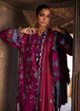 Elan Luxury Embroidered Lawn 3 Piece Unstitched Suit EL25LL OPHELIA EL25-10 B